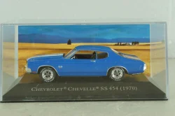 Chevrolet Chevelle SS 454 1970, blue, American Cars №6, DAM006, American cars, Altaya 1:43