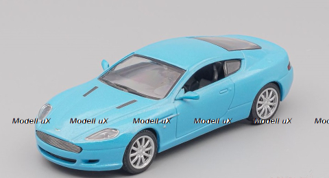 Aston Martin DB9 Vantage 2004, blue, Суперкары, лучшие Автомобили Мира #48, Deagostini 1:43